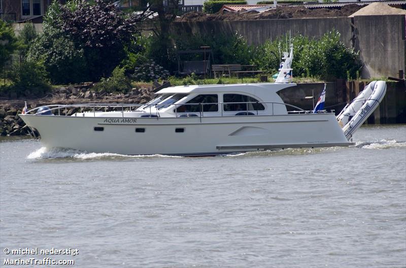 aqua amor (Pleasure craft) - IMO , MMSI 244130989, Call Sign PE6741 under the flag of Netherlands