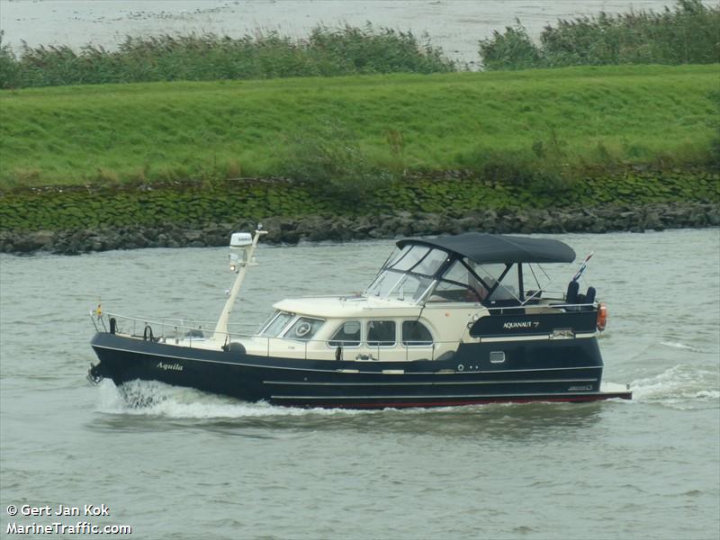 aquila (Pleasure craft) - IMO , MMSI 244180389, Call Sign PE9515 under the flag of Netherlands