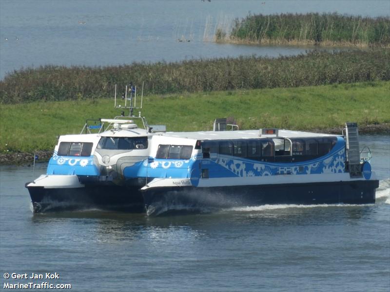 aqua shuttle (Passenger ship) - IMO , MMSI 244660747, Call Sign PF9128 under the flag of Netherlands