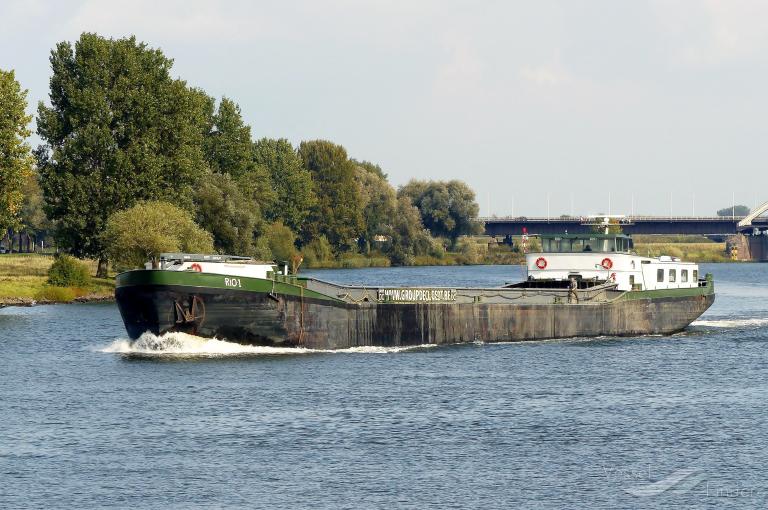 rio 1 (Cargo ship) - IMO , MMSI 244670608, Call Sign PI3945 under the flag of Netherlands