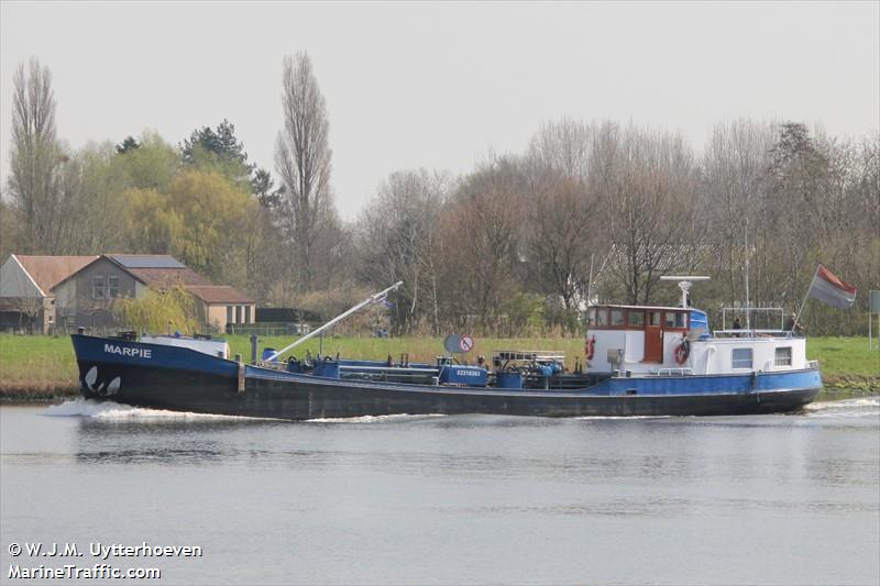 marpie (Tanker) - IMO , MMSI 244740685, Call Sign PF7380 under the flag of Netherlands