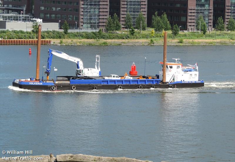 volkerak (Dredging or UW ops) - IMO , MMSI 244750830, Call Sign PF4597 under the flag of Netherlands