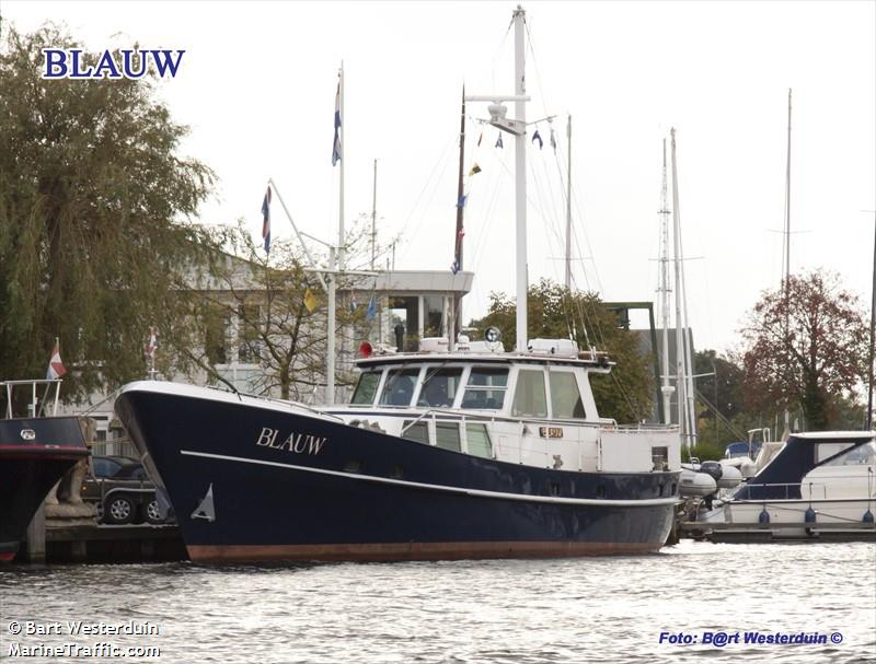 blauw (Pleasure craft) - IMO , MMSI 244820768, Call Sign PC5812 under the flag of Netherlands