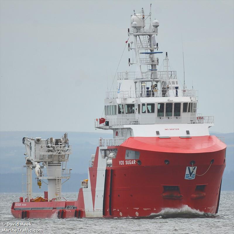 vos sugar (Offshore Support Vessel) - IMO 9697129, MMSI 244870060, Call Sign PDCH under the flag of Netherlands