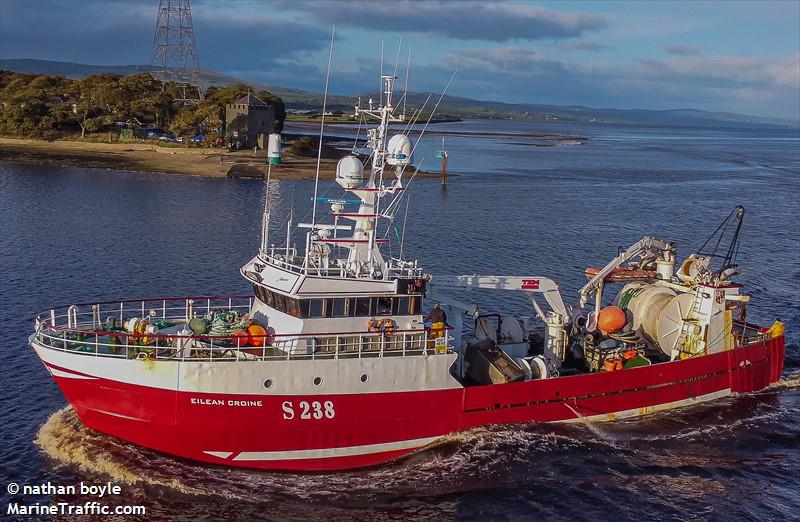 eilean croine (Fishing vessel) - IMO , MMSI 250242000, Call Sign EI 5519 under the flag of Ireland