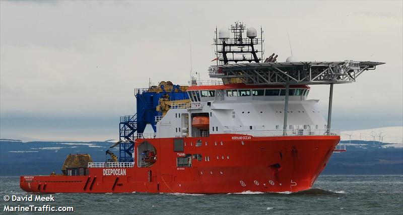 normand ocean (Offshore Support Vessel) - IMO 9678939, MMSI 257291000, Call Sign LFNI3 under the flag of Norway