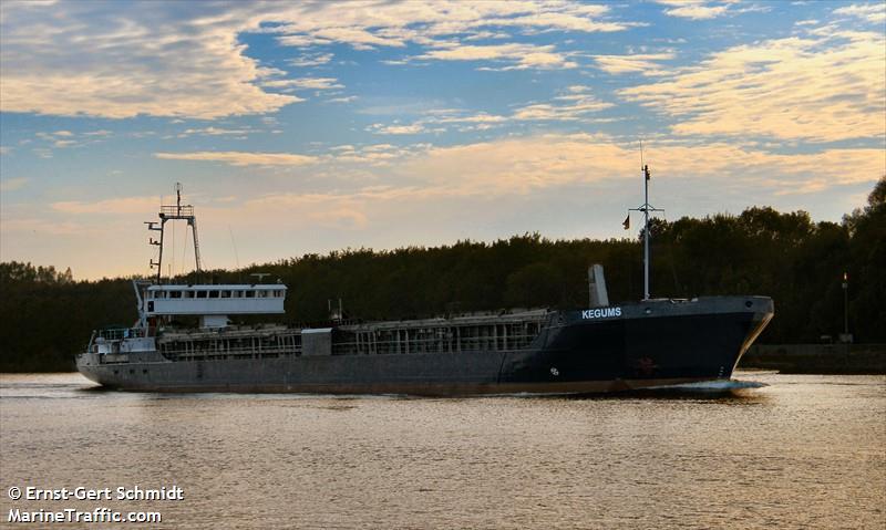 kegums (General Cargo Ship) - IMO 8813972, MMSI 257385000, Call Sign LAIR7 under the flag of Norway