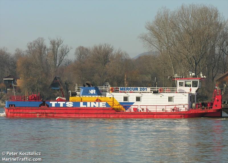 mercur 201 (Cargo ship) - IMO , MMSI 264162350, Call Sign YP2350 under the flag of Romania