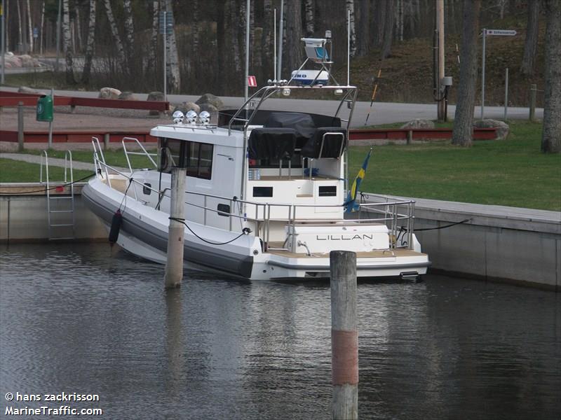 lillan (Pleasure craft) - IMO , MMSI 265554940, Call Sign SA6772 under the flag of Sweden