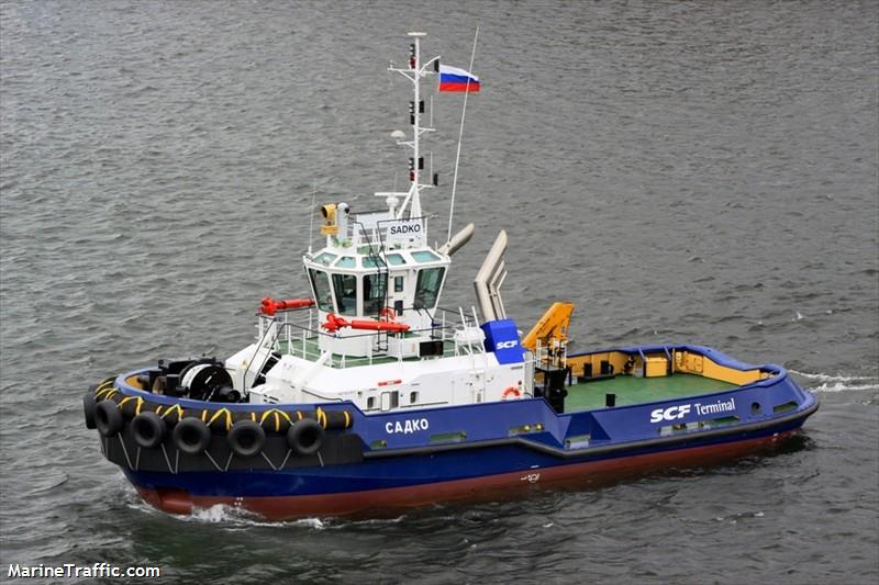 sadko (Tug) - IMO 9521239, MMSI 273336330, Call Sign UBWF5 under the flag of Russia