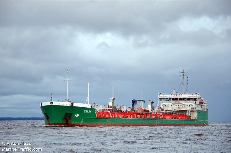 bavly (Oil Products Tanker) - IMO 9621560, MMSI 273358180, Call Sign UBZI9 under the flag of Russia