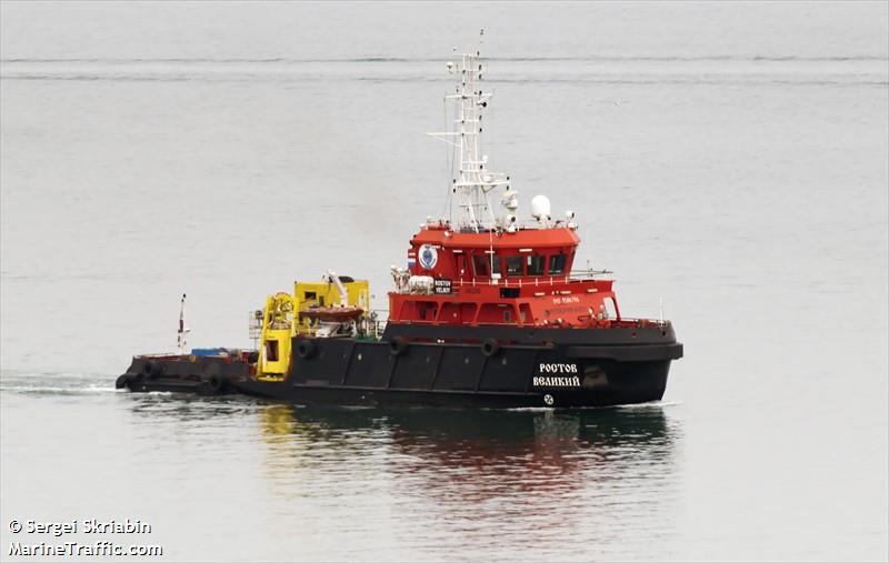 rostov velikiy (Offshore Support Vessel) - IMO 9586796, MMSI 273358910, Call Sign UBZG5 under the flag of Russia