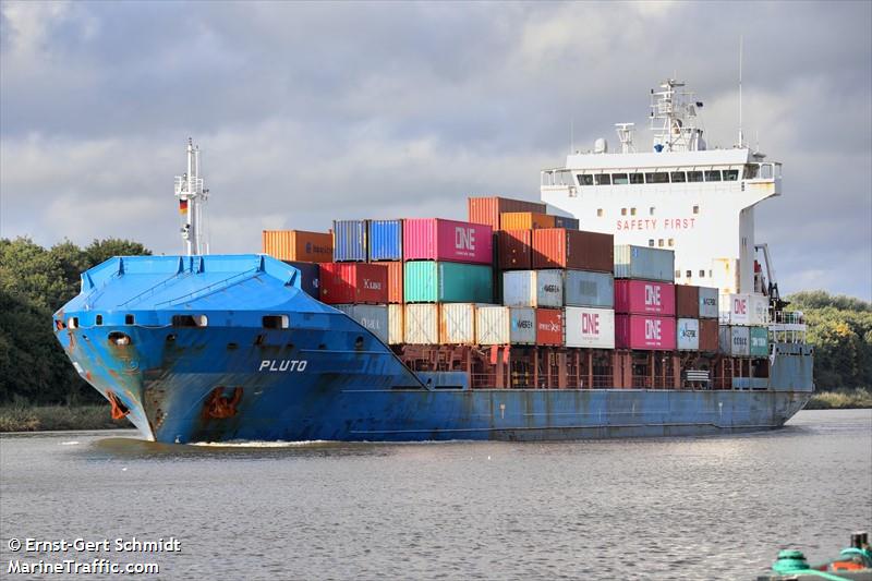 pluto (Container Ship) - IMO 9440590, MMSI 305412000, Call Sign V2EF4 under the flag of Antigua & Barbuda