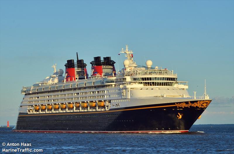 disney magic (Passenger (Cruise) Ship) - IMO 9126807, MMSI 308516000, Call Sign C6PT7 under the flag of Bahamas