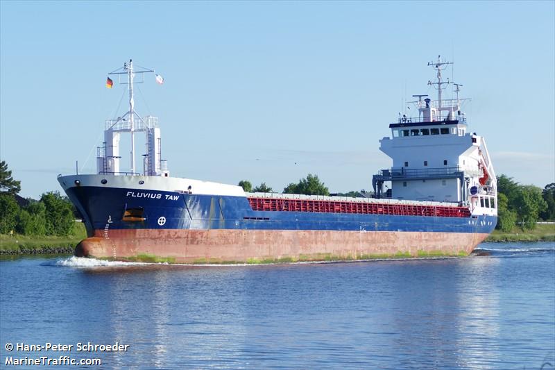 fluvius taw (General Cargo Ship) - IMO 9195858, MMSI 314431000, Call Sign 8PAL8 under the flag of Barbados