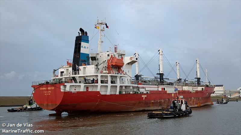 windray reefer (Refrigerated Cargo Ship) - IMO 9227596, MMSI 351336000, Call Sign H3QQ under the flag of Panama