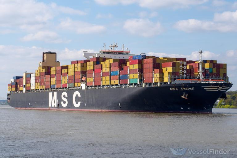 msc irene (Container Ship) - IMO 9399040, MMSI 355233000, Call Sign 3EZQ6 under the flag of Panama