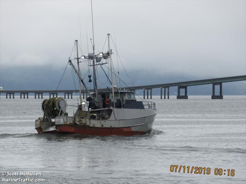 ashlyne (Fishing vessel) - IMO , MMSI 367358520, Call Sign WDE4840 under the flag of United States (USA)