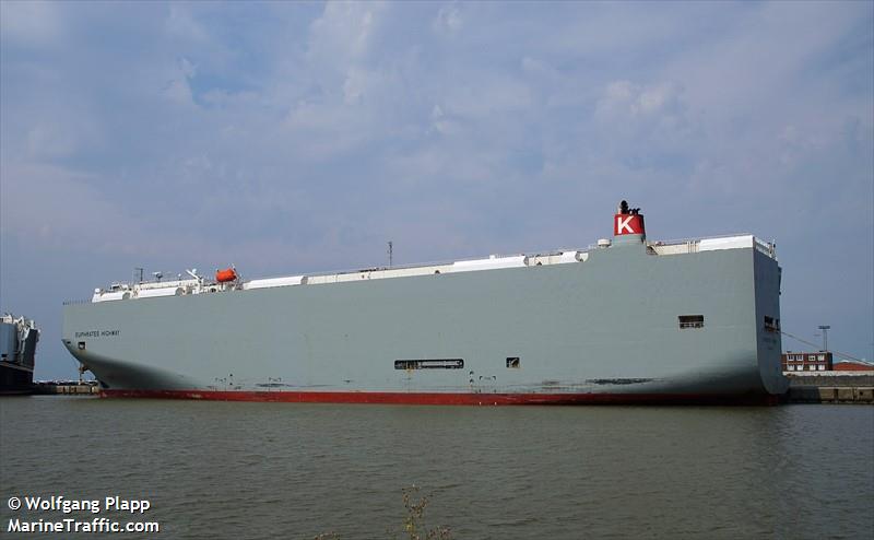 euphrates highway (Vehicles Carrier) - IMO 9604926, MMSI 373228000, Call Sign 3FHU5 under the flag of Panama