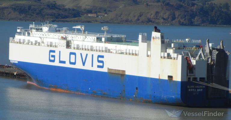 glovis solomon (Vehicles Carrier) - IMO 9445409, MMSI 441310000, Call Sign D7GS under the flag of Korea