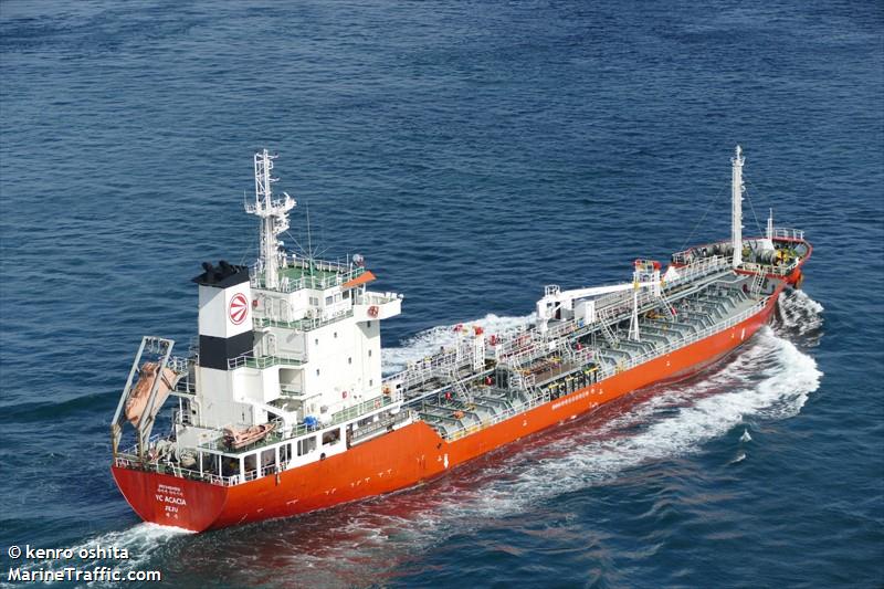 yc acacia (Chemical/Oil Products Tanker) - IMO 9404912, MMSI 441379000, Call Sign DSPP7 under the flag of Korea