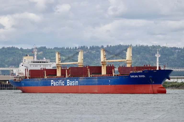 darling river (Bulk Carrier) - IMO 9378008, MMSI 477177400, Call Sign VRET8 under the flag of Hong Kong