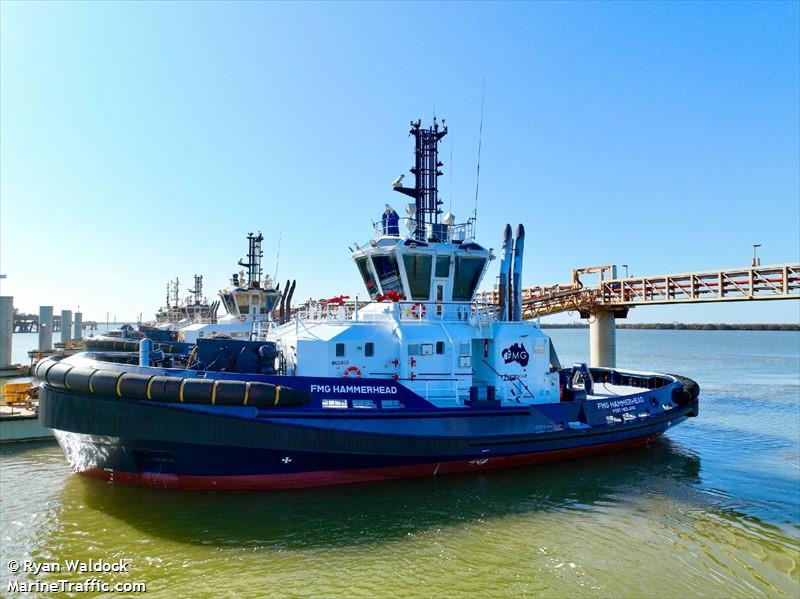 fmg hammerhead (Tug) - IMO 9822085, MMSI 503000134, Call Sign VNZ2727 under the flag of Australia