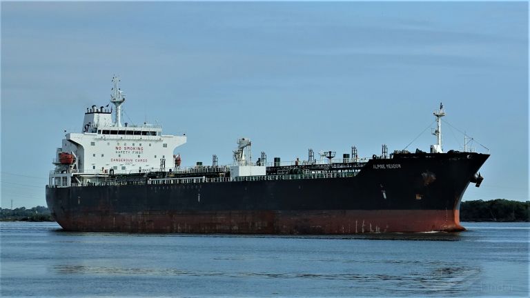 pine meadow (Chemical/Oil Products Tanker) - IMO 9478688, MMSI 538003845, Call Sign V7TO5 under the flag of Marshall Islands
