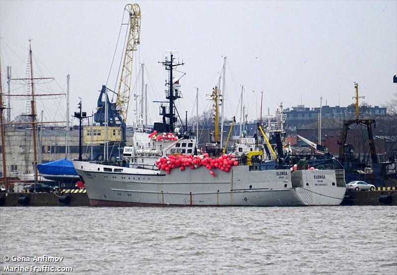 elonga (Fishing Vessel) - IMO 8834823, MMSI 613003546, Call Sign TJMC6 under the flag of Cameroon