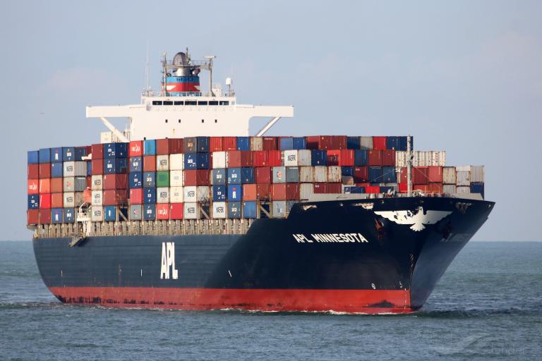 apl minnesota (Container Ship) - IMO 9350018, MMSI 636013521, Call Sign A8NM5 under the flag of Liberia