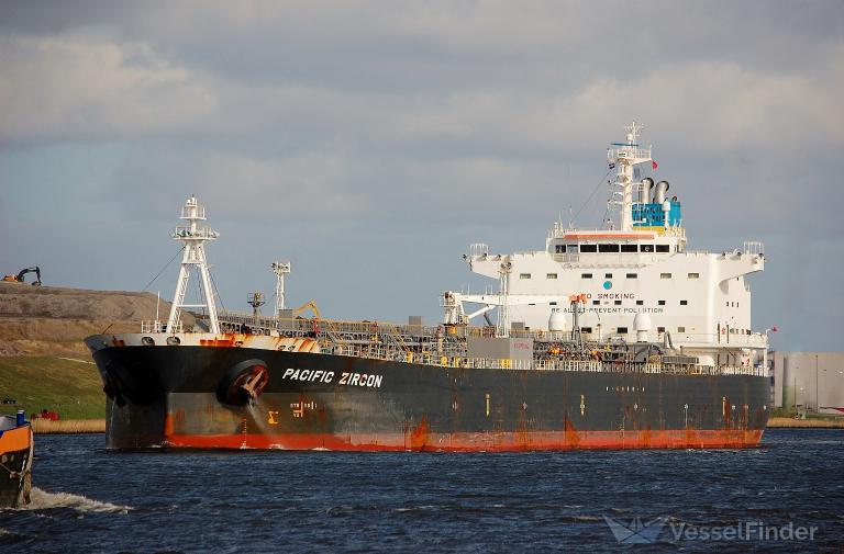 pacific zircon (Oil Products Tanker) - IMO 9539573, MMSI 636015704, Call Sign D5CH8 under the flag of Liberia