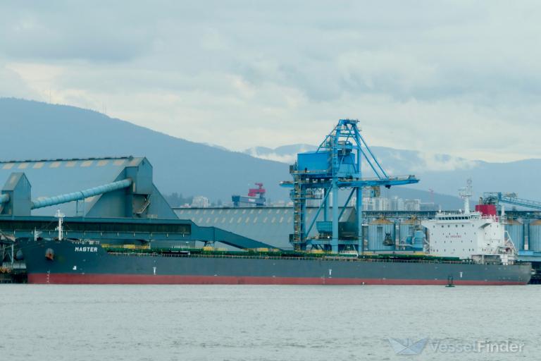 master (Bulk Carrier) - IMO 9628099, MMSI 636016168, Call Sign D5EU3 under the flag of Liberia