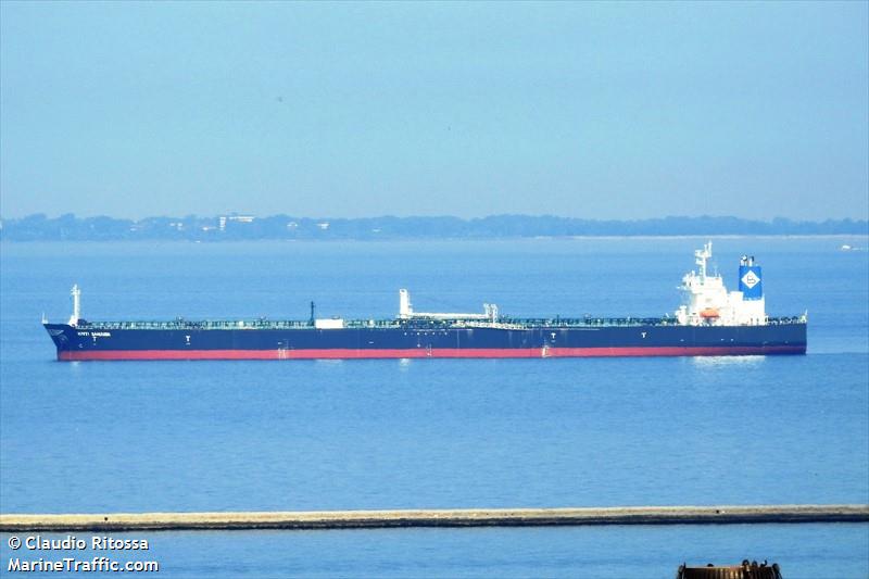 kriti samaria (Crude Oil Tanker) - IMO 9329409, MMSI 636017739, Call Sign D5MM7 under the flag of Liberia