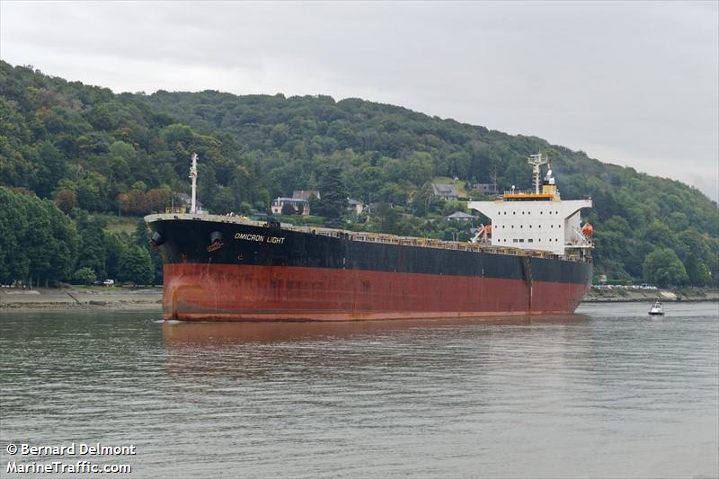 omicron light (Bulk Carrier) - IMO 9302774, MMSI 636017906, Call Sign D5NG9 under the flag of Liberia