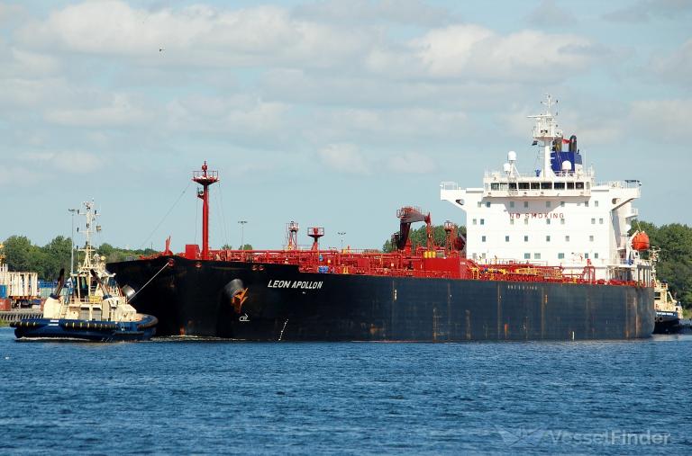 leon apollon (Crude Oil Tanker) - IMO 9389849, MMSI 636019586, Call Sign D5VE5 under the flag of Liberia