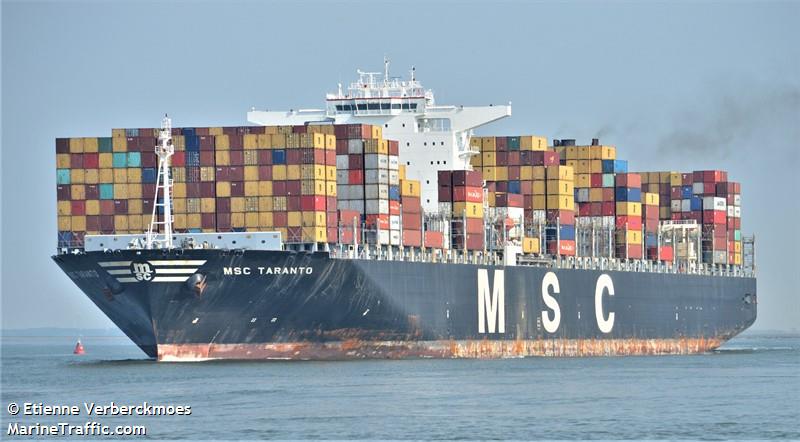 msc taranto (Container Ship) - IMO 9475258, MMSI 636092247, Call Sign A8ZE4 under the flag of Liberia
