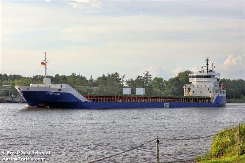 johann (General Cargo Ship) - IMO 9534298, MMSI 636092297, Call Sign D5HS1 under the flag of Liberia