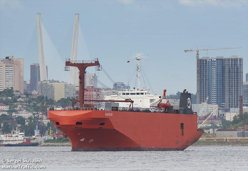 hansung (Vehicles Carrier) - IMO 8513390, MMSI 671787000, Call Sign 5VEI9 under the flag of Togolese Rep