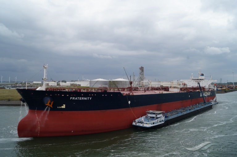 fraternity (Crude Oil Tanker) - IMO 9416733, MMSI 205559000, Call Sign ONGB under the flag of Belgium