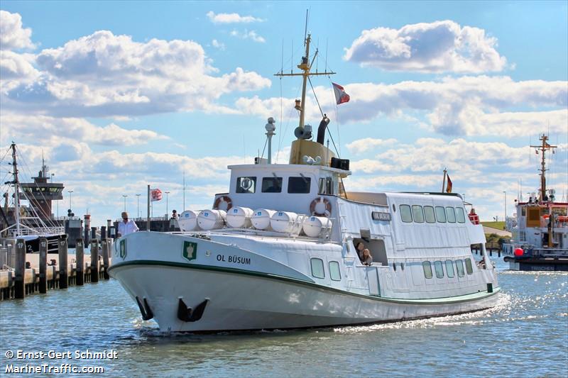 ol buesum (Passenger Ship) - IMO 6618691, MMSI 211225340, Call Sign DLWP under the flag of Germany