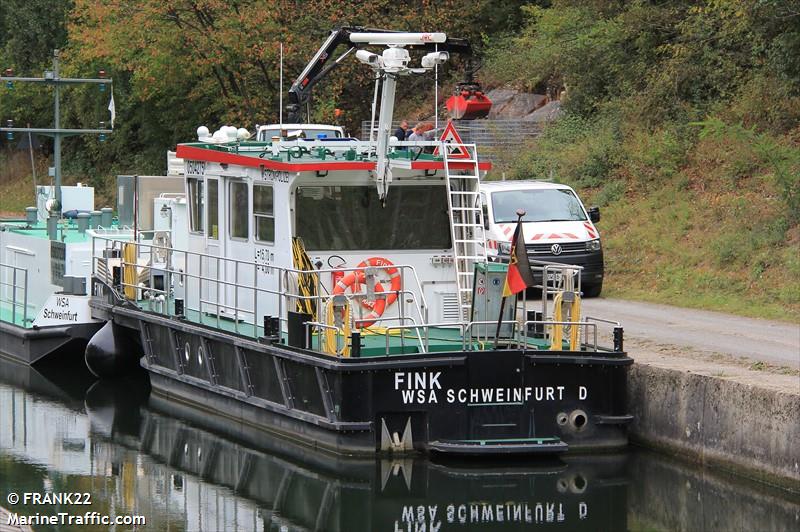 fink (Dredging or UW ops) - IMO , MMSI 211759880, Call Sign  DD9509 under the flag of Germany