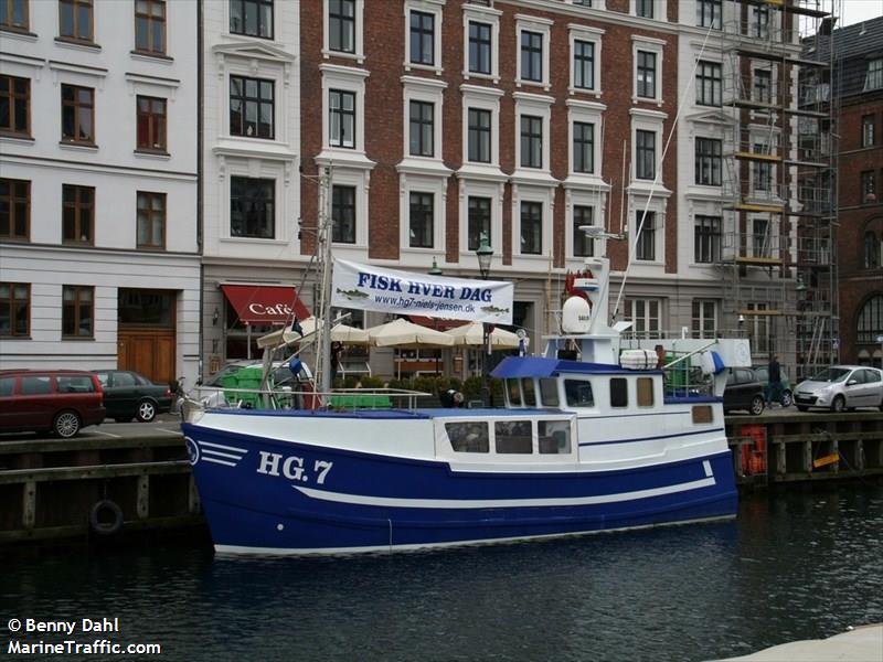 hg 80 beatrix (Fishing vessel) - IMO , MMSI 219002586, Call Sign OU8709 under the flag of Denmark