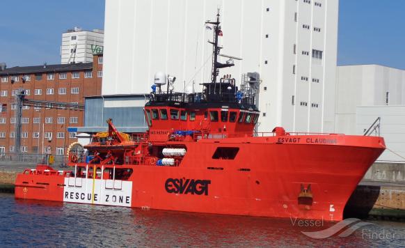 esvagt claudine (Standby Safety Vessel) - IMO 9678422, MMSI 219019219, Call Sign OWXY2 under the flag of Denmark