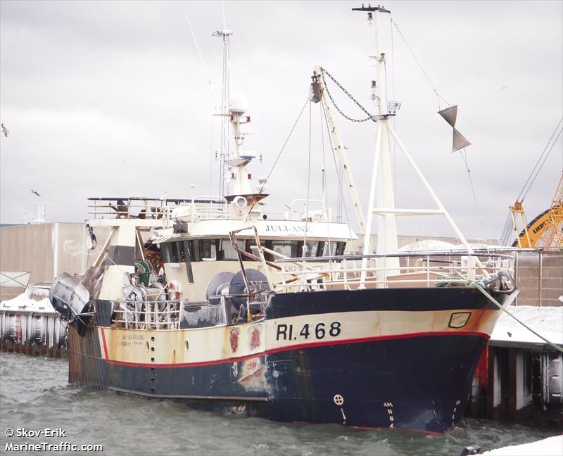 ri468 juli-ane (Fishing vessel) - IMO , MMSI 219867000, Call Sign OYVF under the flag of Denmark