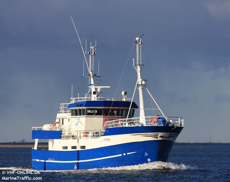 athene (Training Ship) - IMO 9417660, MMSI 220490000, Call Sign OVXT under the flag of Denmark