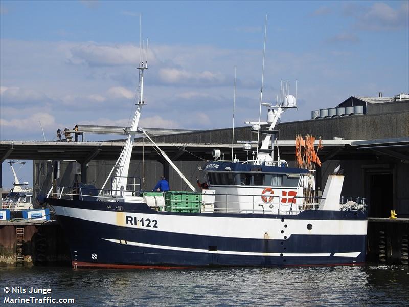 ri 122 blaabjerg (Fishing vessel) - IMO , MMSI 220623000, Call Sign OUMW under the flag of Denmark