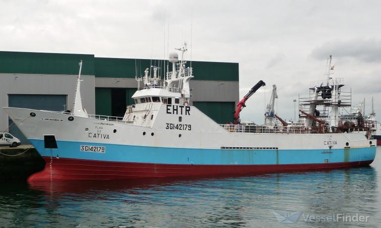 playa da cativa (Fishing Vessel) - IMO 8802349, MMSI 224004000, Call Sign EHTR under the flag of Spain