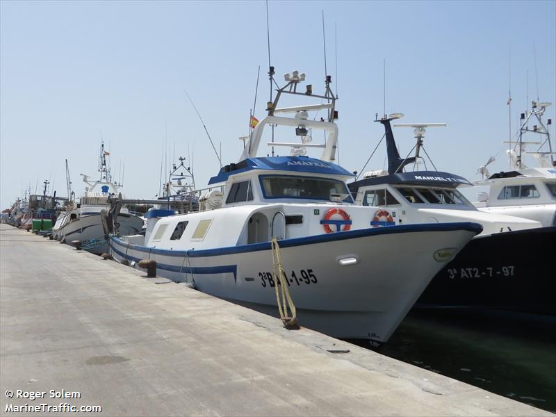 amafran (Fishing vessel) - IMO , MMSI 224097680 under the flag of Spain