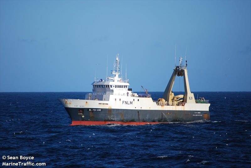 cap nord mv (Fishing Vessel) - IMO 8714334, MMSI 227489000, Call Sign FNLM under the flag of France