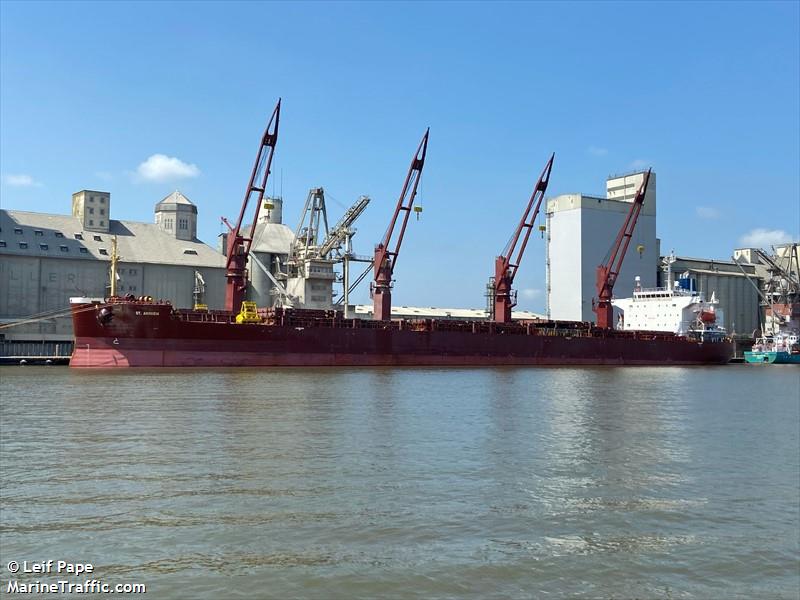 st. andrew (General Cargo Ship) - IMO 9401934, MMSI 229725000, Call Sign 9HA3552 under the flag of Malta